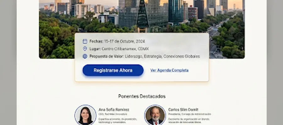 Landing page desarrollada por DevStoreMX