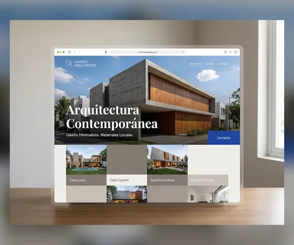 Ejemplo de página web desarrollada por DevStoreMX
