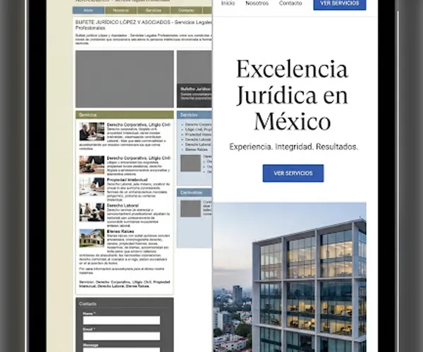 Ejemplo de rediseño de sitio web realizado por DevStoreMX